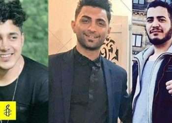 هشدار عفو بین‌الملل درباره خطر اعدام سه بازداشتی اعتراضات آبان ماه در ایران