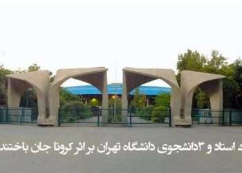 یک استاد و ۳دانشجوی دانشگاه تهران بر اثر کرونا جان باختند
