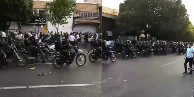 دهمین روز اعتراضات خوزستان با خیزش مردم تبریز