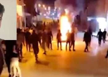 آبدانان؛ درگیری شدید بین جوانان با نیروهای سرکوبگر