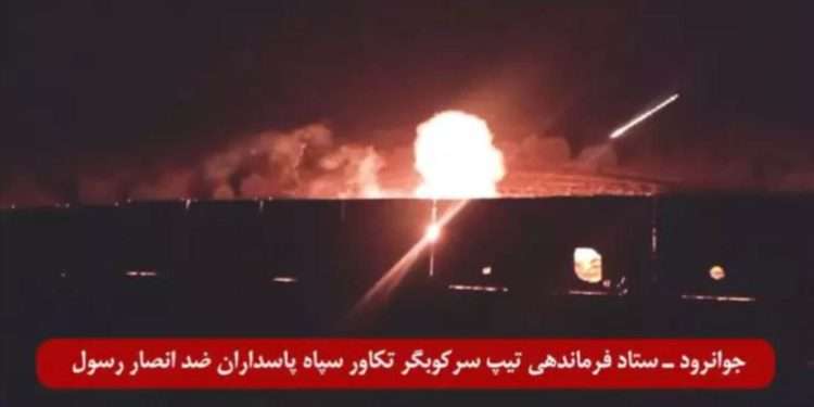جوانرود؛ تهاجم  کانون شورشی به ستاد فرماندهی تکاور