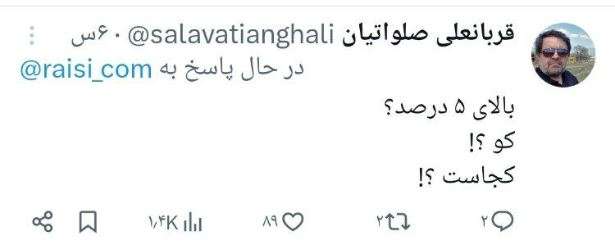 پاسخ جالب کاربران فضای مجازی به ادعای رشد اقتصادی۶درصدی رییسی!