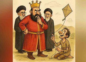 دیوانه، شاه، و راز بقای ولایت( طنز سیاسی)