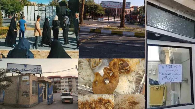 گسترش اعتراضات دانشجویی؛سرکوب، خودکشی، شهریه سنگین و غذای آلوده!