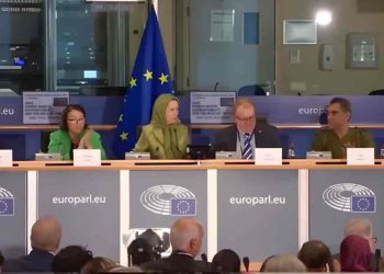 بانگ آزادی در قلب اروپا: سخنرانی خانم مریم رجوی برای به‌رسمیت‌شناختن مبارزه مردم ایران
